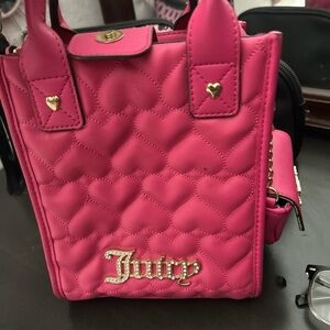 Juicy Couture Fuchsia Heart Mini Bag